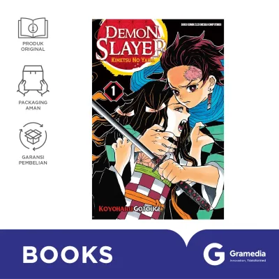 Buku Komik Demon Slayer: Kimetsu no Yaiba 01