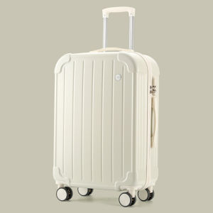 24 Inch Luggage Trolley Case Durable Universal Wheel Password Lightweight Large Capacity Suitcase for Travel Boarding