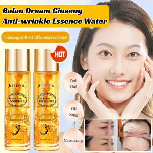 Balan Dream Ginseng Anti-wrinkle Essence Water Gold Polypeptide Anti Aging Serum Reduces Fine Lines Moisturizing Hydrating Brightening  人参抗皱精华爽肤水
