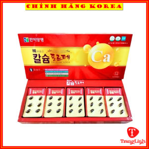 Viên bổ sung Canxi hàn quốc Hanmi chính hãng hộp đỏ 120 viên - tranglinh
