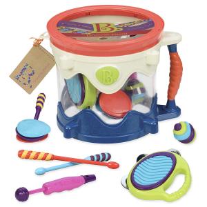 B. Toys Musical Instrument Toys for Kids - Drum Tambourine Maraca & Shaker for Kids