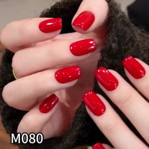 XEIJAYI 5pc 15ml Red Polish Set 2026 Summer-Inspired Colors Ideal for Nail Art Salons
