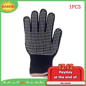 BAREN 1 cái mới hai mặt tóc ép tóc Perm uốn tóc chịu nhiệt ngón tay Găng tay tóc Salon công cụ tạo kiểu tóc nhiệt găng tay