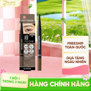 Bút Chì Sáp Kẻ Lông Mày Kissme Heavy Rotation Lõi Sáp Chống Trôi Màu Sắc Tự Nhiên Kissme Heavy Rotation Eyebrow Pencil 0.09G ( Màu Xám Tro 08 )