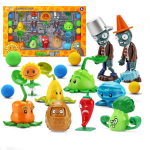 Plants Vs Zombie Toys Soft Silicone Anime Childrens Figure Dolls Kids Birthday Gifts