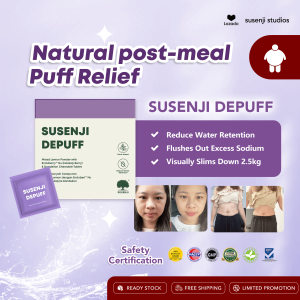 【100% Authentic】Susenji Depuff Post Meal Puff Relief Natural Anti-oxidant Reduce salt water retention Edema Improve Indigestion 消水肿 抗发炎 吸油排脂