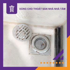 Chặn Tóc Inox Thoát Sàn Nhà Tắm Hoàng Gia 11cm - Hàng Chính Hãng Cao Cấp Bảo Hành 01 năm..