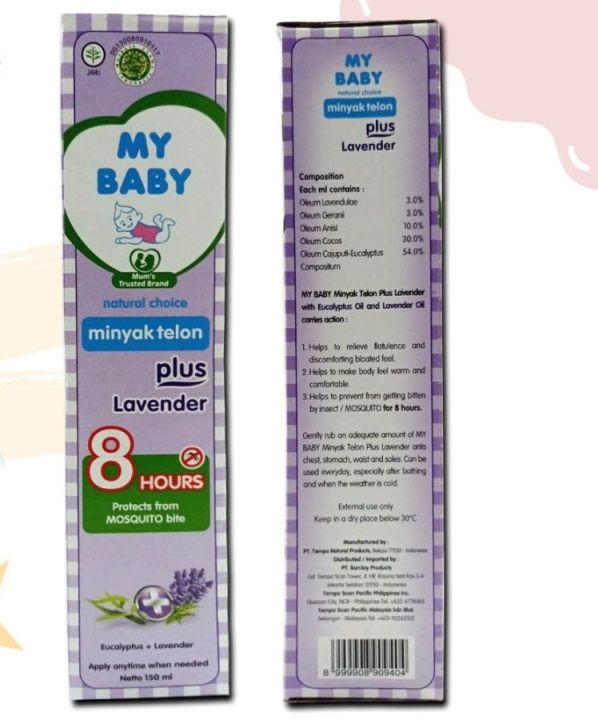 minyak telon my baby lavender 150ml 90ml 60ml | Lazada Indonesia