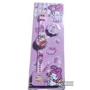 MC11 - Jam Tangan Anak REVOLVE 360° Spinner Musik LED