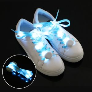 MIIQNUS Phụ nữ Người đàn ông Giày thể thao Đảng Trang Trí Sáng Trượt băng Giày Dây Giày Sneakers Ren Chéo Bện Dây Đeo Led Dây Giày Giày Phụ Kiện