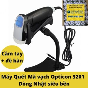 (CÓ VIDEO) Máy quét mã vạch Opticon OPR 3201 Dòng Nhật Siêu Vềb - Cầm tay và để bàn đều quét nhạy