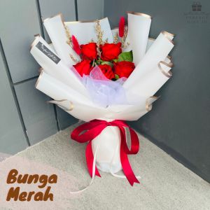 Buket Bunga Mawar Artificial Kado Valentine Kado Ultah