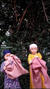 Hijab bella square segi empat anak instan double hiccon premium anak usia 1-8 tahun