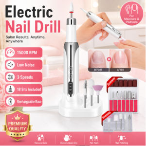 **Electric Nail Drill USB Rechargeable Nail File Manicure Tool Portable Nail Grinder Professional Nail Art Beauty Gadget**