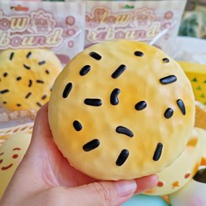 Aoduoyaya Bread Squishy Toy Slow Rebound Stress Relief Squeeze Fidget Soft Sensory Gift Kids Adults