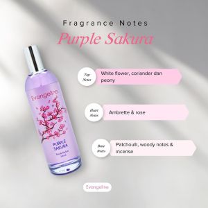 Evangeline Sakura Series Parfum EDP 100ml || Parfum Wanita Evangeline Sakura Series
