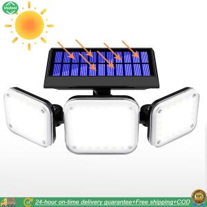 [Vodool Park City] 112 LED Outdoor Super Bright LED 20W 3 Heads Flood Light for Garage Yard Porch