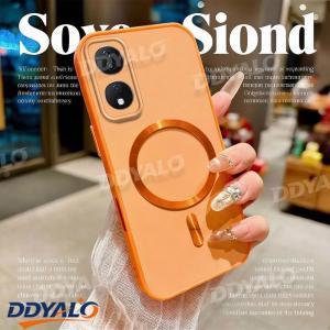 Magnetic Color Block Ultra Thin Casing for Honor X7B Phone Case Drop Protection Soft Edge Hard Cover With Raised Camera Protection