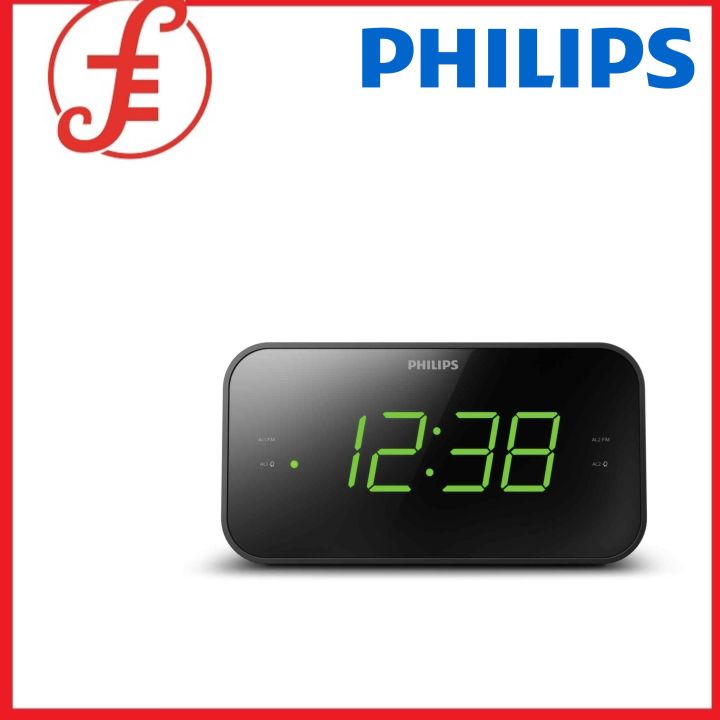 PHILIPS AJ3123 TAR3205/05 CLOCK RADIO FM DIGITAL TUNING DUAL ALARM