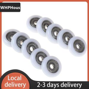 [COD] WHPHous Ship within 24 hours 2/5/10pcs sliding shower roller wheel plastic door replacement roller wheel