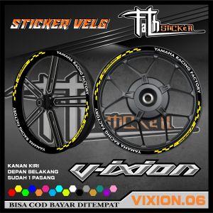 cutting sticker velg all YAMAHA VIXION CODE 06 bisa COD ring 17