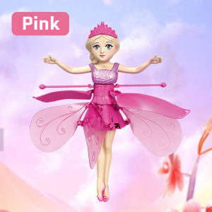 Perfect Mom and Baby Flying Fairy Toy Hand Controlled Hover Doll Led Light Colorful Suspension Indoor Kids Gift Mainan