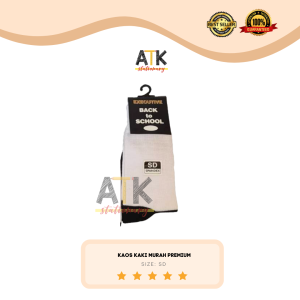 Kaos Kaki Anak Sekolah Hitam Putih SD SMP SMA Murah Grosir atk