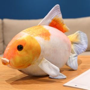 MMLUCK Gối ôm Đồ chơi nhồi bông cá vàng mô phỏng Phim hoạt hình Thú nhồi bông Gối búp bê anime cá Búp bê nhồi bông hình cá Mềm mại Búp bê nhồi bông hình cá hoạt hình Đồ chơi cho trẻ nhỏ