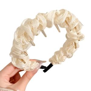 Ba lê mới gấp hạt thủy tinh Băng headbsamed