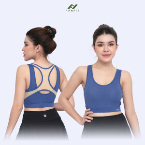 Áo bra thể thao Nữ tập Gym Yoga Pilates FANFIT FFSB002 - Phối lưới lưng tặng mút cao cấp - TYM FASHION