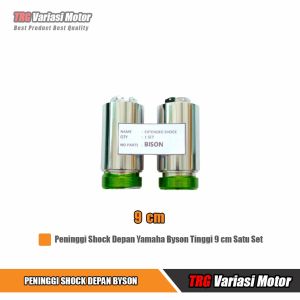 Peninggi Shock Depan Byson 9cm Bison Sambungan Shok Skok Sok TRG Satu Set Panjang 9 cm Menambah Tinggi 6 cm