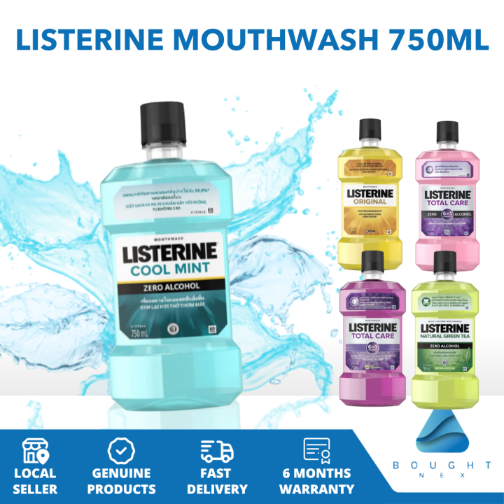 Listerine Mouthwash 750ml Complete Oral Care Solution for Freshness and