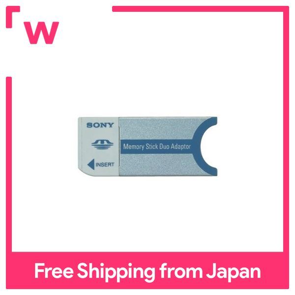 Adaptateur Sony Memory Stick Duo MSAC-M2 – Bleu – Occasion – Fabriqué Au Japon