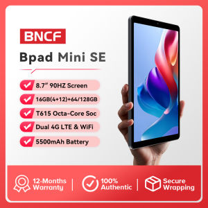 [2025 NEWEST] BNCF Bpad Mini SE 8.7 inch 90Hz Android 15 Tablet Max 16GB(4+12) RAM 64/128GB ROM Unisoc T615 Octa-core 5500mAh Battery Dual 4G LTE Tablet
