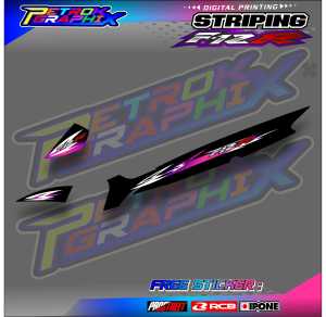 STRIPING VARIASI YAMAHA FIZ R / STICKER LIST VARIASI MOTOR FIZ R