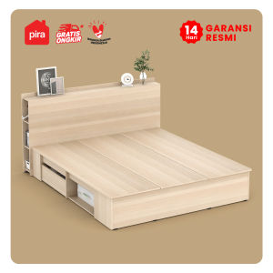 Pira Bavarian - Morgan BD 180 Dipan / Ranjang / Tempat Tidur dengan Laci Penyimpanan