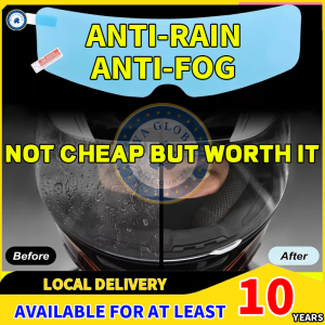 Anti-Rain Film Helmet Pack Electric Motorcycle HD Anti-Fog Rainproof Lens Sticker Cycling Helmet