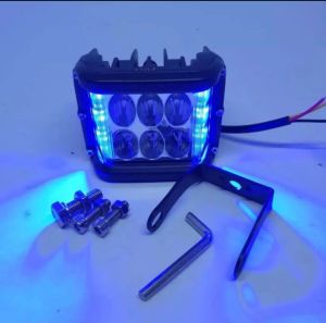 Sorotan LED Multifungsi CWL 6 Mata untuk Motor BMW/Honda/Ducati/KTM - Waterproof dengan Strobo - Plug EU/UK/Type C