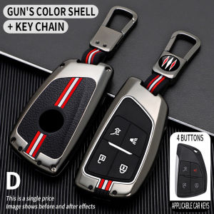 Car Key Full Cover Case Shell Holder For Buick New Envision S Plus Avenir 2021 2022 Chevrolet Tahoe Suburban GMC Yukon