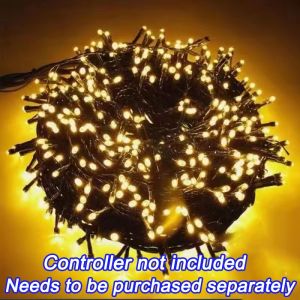 20M hari raya lights LED Light Strip Led waterproof Outdoor lampu lap lip raya Fairy Lights Black Wire for Tree Flower hari raya decoration