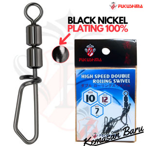 Kili kili high speed double rolling swivel Fukushima Black Nickel Tahan Korosi