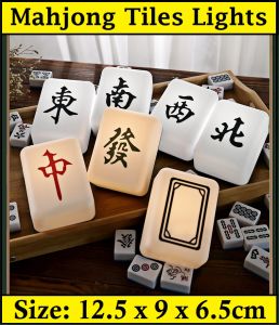 Mahjong Light / Lamp / Built in Battery / 2 Light Tones / Gift Ideas for Mahjong Lovers / Night Light