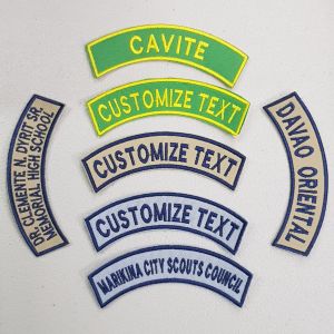 CUSTOMIZE CURVE FOR BSPHILIPPINES EMBROIDERY PATCHES