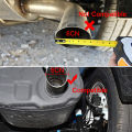 อุปกรณ์แต่งภายนอกสำหรับ Toyota Corolla Cross 2021 2022 2023 2024ปลายท่อไอเสียปิดลำคอท้ายท่อไอเสีย. 