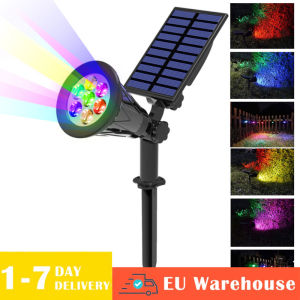 7LED Năng lượng mặt trời Cỏ Ánh Sáng Spotlight ngoài trời chống nước đèn ngủ cảm ứng ban đêm