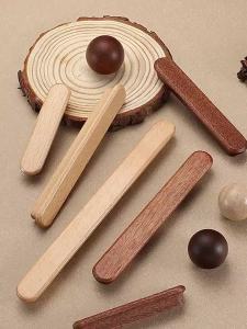 1PC Nordic Wood Cabinet Door Pull Knobs Natural Wooden Round Drawer Wardrobe Furniture Handles Dressing Table Pull Knob Hardware