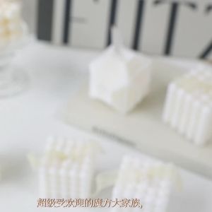Love Cube Aromatherapy Candle Creative Ins Wind Net Red Aromatherapy Ornament Photography Wedding Shop Romantic Props
