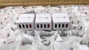 45W USB C wall charger PD 18W QC 3.0 fast charging Charger Adapter Type C plug for iPhone charger adapter travel USB charging station