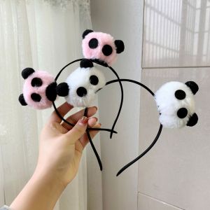 QIWANBA19 Cartoon Panda Headband Animal Doll Chinese Style Hair hoop Tourist Souvenirs Hairband Plush Hair Band Girl