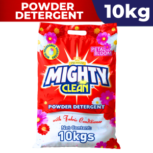 10 KILOS Mighty Clean Detergent Powder Detergent Premium 10 KILOGRAM SACK - JUMBO SACK RED 10 KGS